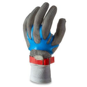 Cut-resistant glove with Gauntlet set