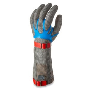 Cut-resistant glove with Gauntlet set