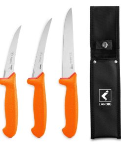Professional butcher knife set with free knife bag
