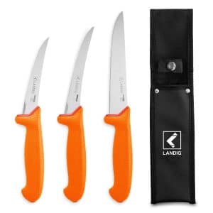 Professional butcher knife set with free knife bag