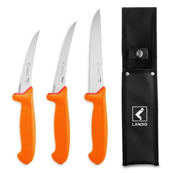 Professional butcher knife set with free knife bag