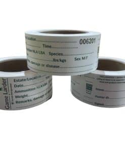 Deer Carcass Tags x 100