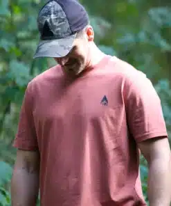 Alternative view of Antlers of the UK Tee - Clay