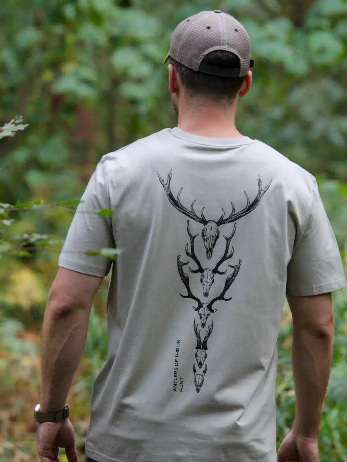 Antlers of the UK Tee - Stone